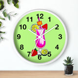 Wall Clock v3 Vivid Green