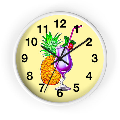 Wall Clock v4 Yellow