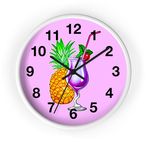 Wall Clock v4 Pink