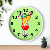 Vivid Green Wall Clock