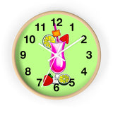 Wall Clock v3 Vivid Green