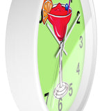 Wall Clock v2 Vivid Green