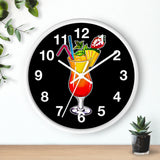 Black Wall Clock