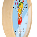 Blue Wall Clock