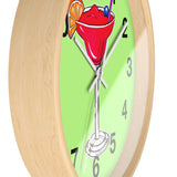 Wall Clock v2 Vivid Green