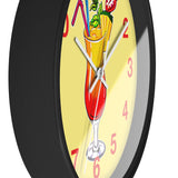 Vivid Yellow Wall Clock