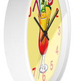 Vivid Yellow Wall Clock