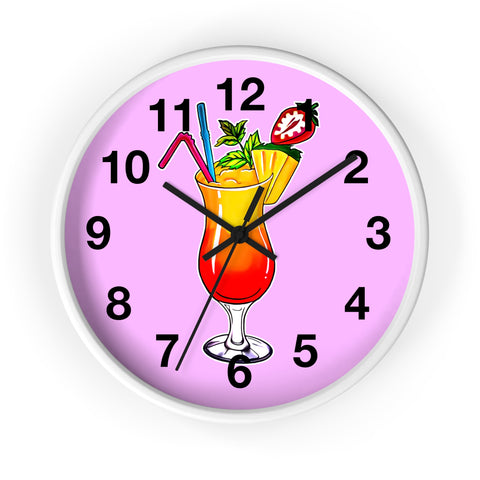 Pink Wall Clock