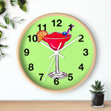 Wall Clock v2 Vivid Green