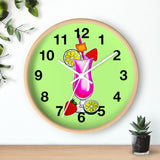 Wall Clock v3 Vivid Green