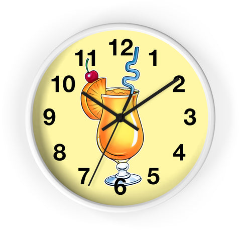 Wall Clock v5 Yellow