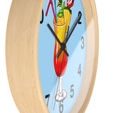 Blue Wall Clock