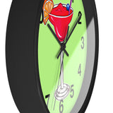 Wall Clock v2 Vivid Green