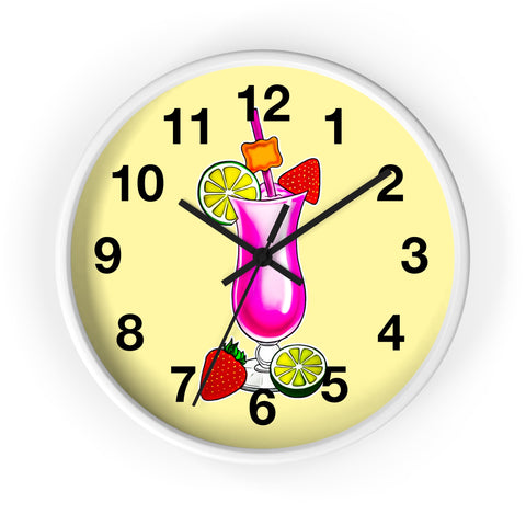 Wall Clock v3 Yellow