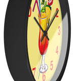 Vivid Yellow Wall Clock