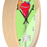 Wall Clock v2 Vivid Green