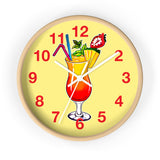 Vivid Yellow Wall Clock