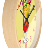 Vivid Yellow Wall Clock