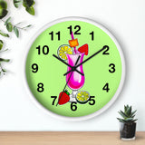 Wall Clock v3 Vivid Green