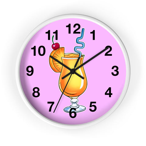 Wall Clock v5 Pink