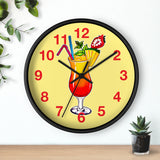 Vivid Yellow Wall Clock