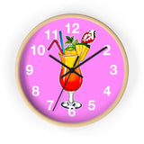 Vivid Pink Wall Clock