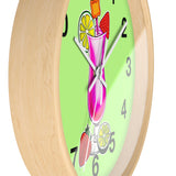 Wall Clock v3 Vivid Green