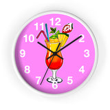 Vivid Pink Wall Clock