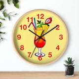 Vivid Yellow Wall Clock