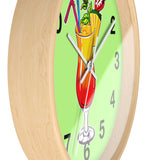 Vivid Green Wall Clock