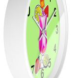 Wall Clock v3 Vivid Green