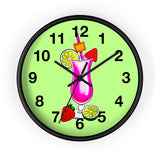 Wall Clock v3 Vivid Green