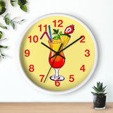 Vivid Yellow Wall Clock