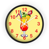 Vivid Yellow Wall Clock