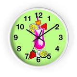 Wall Clock v3 Vivid Green