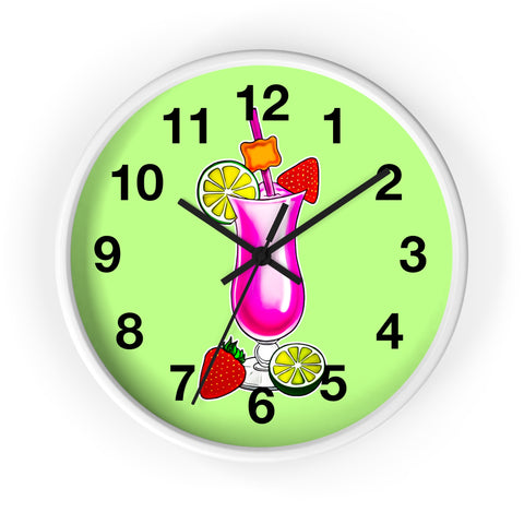 Wall Clock v3 Vivid Green