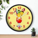 Vivid Yellow Wall Clock