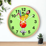 Vivid Green Wall Clock