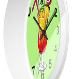 Vivid Green Wall Clock