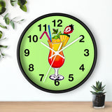 Vivid Green Wall Clock